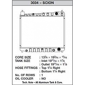 CSF Radiator 3034