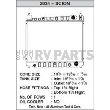 CSF Radiator 3034