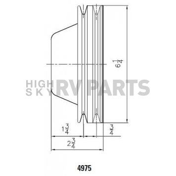 Mr. Gasket Crankshaft Pulley - 4977-1