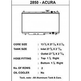 CSF Radiator 2850