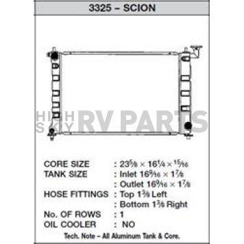 CSF Radiator 3325