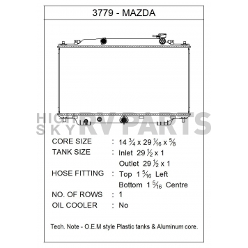 CSF Radiator 3779-1