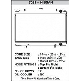 CSF Radiator 7021