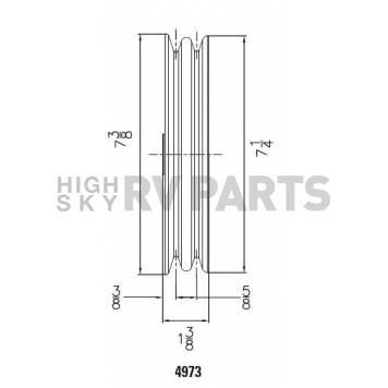 Mr. Gasket Crankshaft Pulley - 4973-1