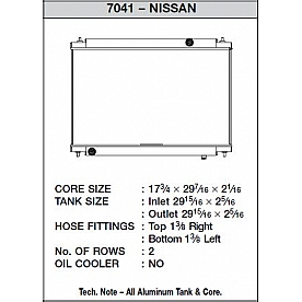 CSF Radiator 7041