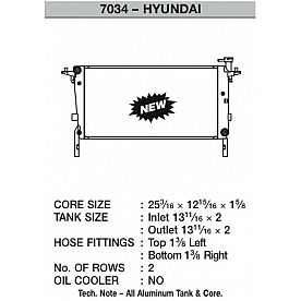 CSF Radiator 7034