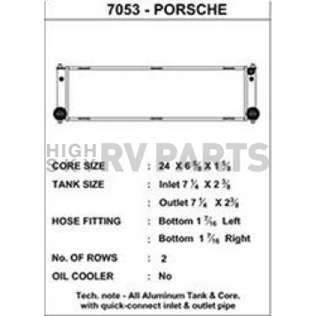 CSF Radiator 7053