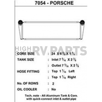 CSF Radiator 7054