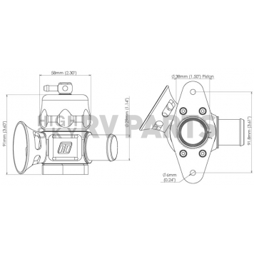 Turbo Smart Turbocharger Blow Off Valve - TS-0205-1009-1