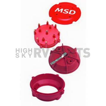 MSD Ignition Distributor Cap and Rotor Kit 7445-1