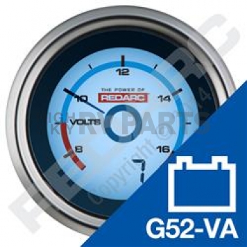 Redarc Gauge Voltmeter G52VA