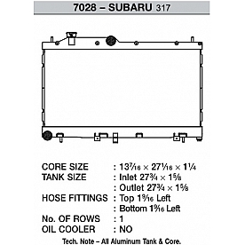 CSF Radiator 7028