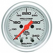 AutoMeter Gauge Oil Temperature 4340