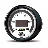 AEM Electronics Gauge Fuel Pressure/ Oil Pressure 304401
