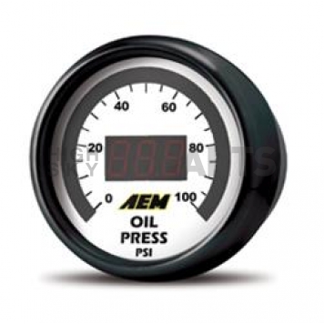AEM Electronics Gauge Fuel Pressure/ Oil Pressure 304401