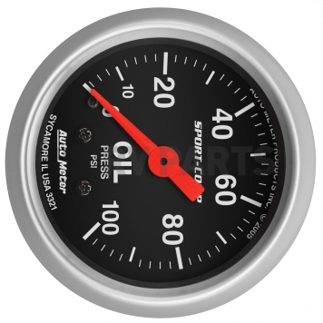 AutoMeter Gauge Oil Pressure 3321-1