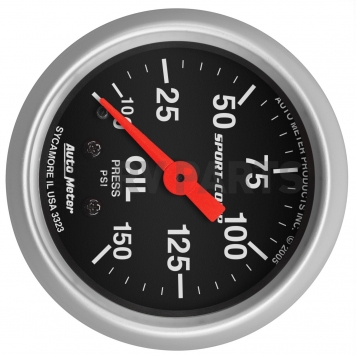 AutoMeter Gauge Oil Pressure 3323-1