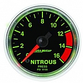 AutoMeter Gauge Nitrous Oxide Pressure 3874