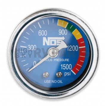 N.O.S. Gauge Nitrous Oxide Pressure 15924
