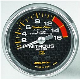AutoMeter Gauge Nitrous Oxide Pressure 4728