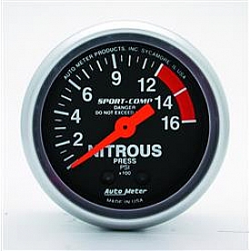 AutoMeter Gauge Nitrous Oxide Pressure 3328