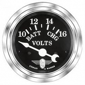 Stewart Warner Gauge Voltmeter 82482