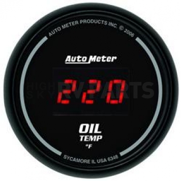 AutoMeter Gauge Oil Temperature 6348