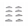 Mr. Gasket Valve Cover Hold Down Tab Set - 9899