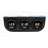 Intellitronix Gauge Oil Pressure/ Voltmeter/ Water Temperature M9333W