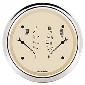 AutoMeter Gauge Fuel Level/ Oil Pressure 1813