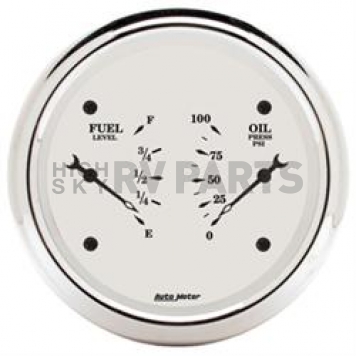 AutoMeter Gauge Fuel Level/ Oil Pressure 1624