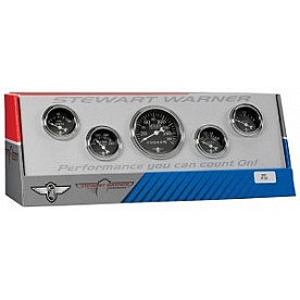 Stewart Warner Gauge Battery Voltage/ Fuel Level/ Oil Pressure/ Speedometer/ Water Temperature 82227