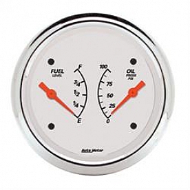 AutoMeter Gauge Fuel Level/ Oil Pressure 1313