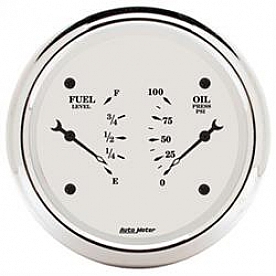 AutoMeter Gauge Fuel Level/ Oil Pressure 1613
