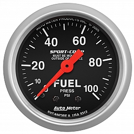 AutoMeter Gauge Fuel Pressure 3312