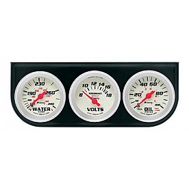 Equus Gauges Gauge Oil Pressure/ Voltmeter/ Water Temperature 8100
