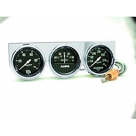 AutoMeter Gauge Amp Meter/ Oil Pressure/ Water Temperature 2395