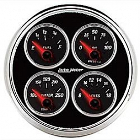 AutoMeter Gauge Fuel Level/ Oil Pressure/ Voltmeter/ Water Temperature 1224