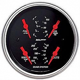 AutoMeter Gauge Fuel Level/ Oil Pressure/ Voltmeter/ Water Temperature 1414