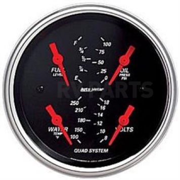 AutoMeter Gauge Fuel Level/ Oil Pressure/ Voltmeter/ Water Temperature 1414