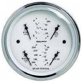 AutoMeter Gauge Fuel Level/ Oil Pressure/ Voltmeter/ Water Temperature 1612