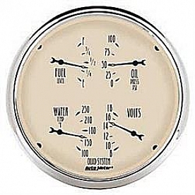 AutoMeter Gauge Fuel Level/ Oil Pressure/ Voltmeter/ Water Temperature 1819