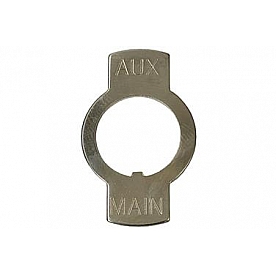 Pollak Fuel Tank Selector Valve Switch Faceplate - 42201