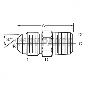 Dayco Products Inc Adapter Fitting 143720A-1