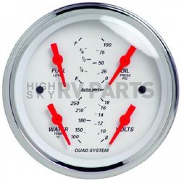 AutoMeter Gauge Fuel Level/ Oil Pressure/ Voltmeter/ Water Temperature 1312