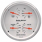 AutoMeter Gauge Fuel Level/ Oil Pressure/ Voltmeter/ Water Temperature 1319