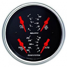 AutoMeter Gauge Fuel Level/ Oil Pressure/ Voltmeter/ Water Temperature 1410
