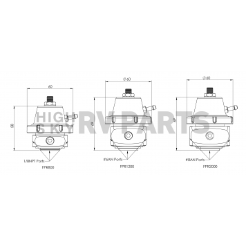 Turbo Smart Fuel Pressure Regulator - TS-0401-1108-1