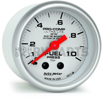 AutoMeter Gauge Fuel Pressure 4311M-1
