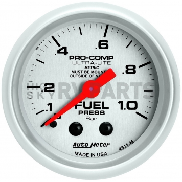 AutoMeter Gauge Fuel Pressure 4311M-2